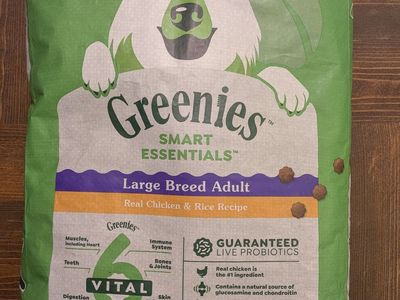 15lb Bag Greenies Smart Essentials Large Breed Adult Dog Food - Chicken & Rice NEW