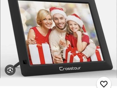 Crosstour F900 8 Inch Digital Photo Frame Black - Photos & Music