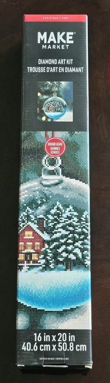 Make Market Christmas Diamond Art Kit 16" x 20" Ornament Snow Scene
