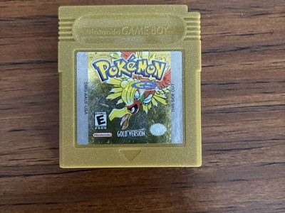 Nintendo Game Boy Color Pokemon Gold Version - Authentic Retro Video Game Cartridge