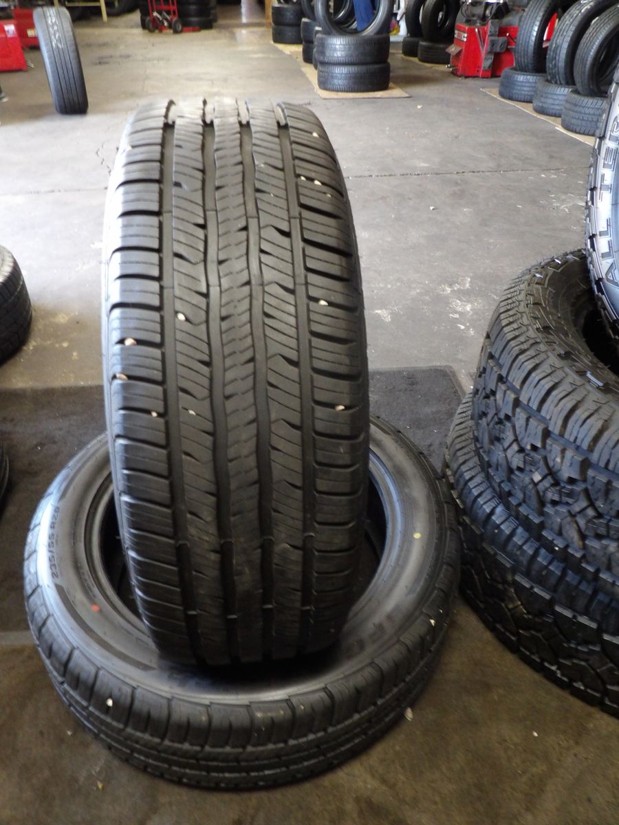 235/55R20 BF GOODRICH ADVANTAGE CONTROL PAIR OF TWO USED TIRES