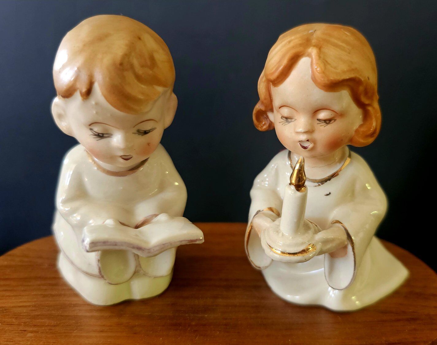 Enduring Vintage Figurines 'Reading by Candlelight