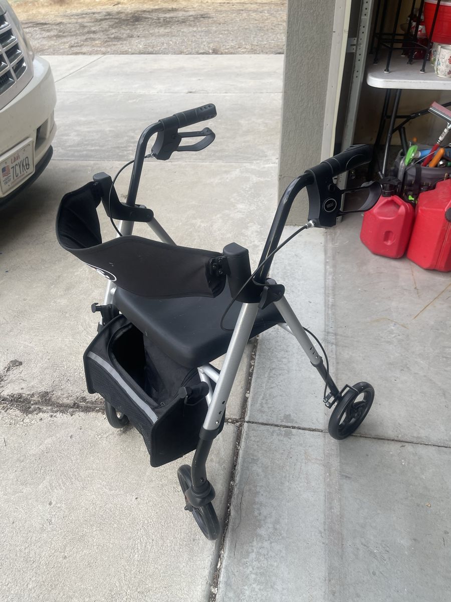 Adult Walker with Seat and Storage - Used, Good Condition