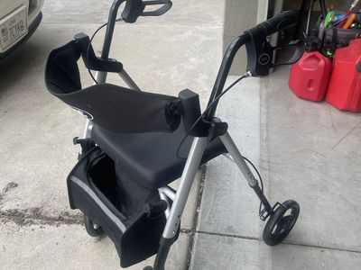 Adult Walker with Seat and Storage - Used, Good Condition