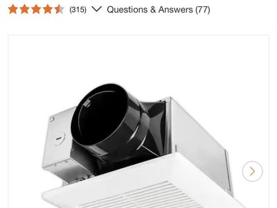 Ceiling/Wall Bathroom Exhaust Fan
