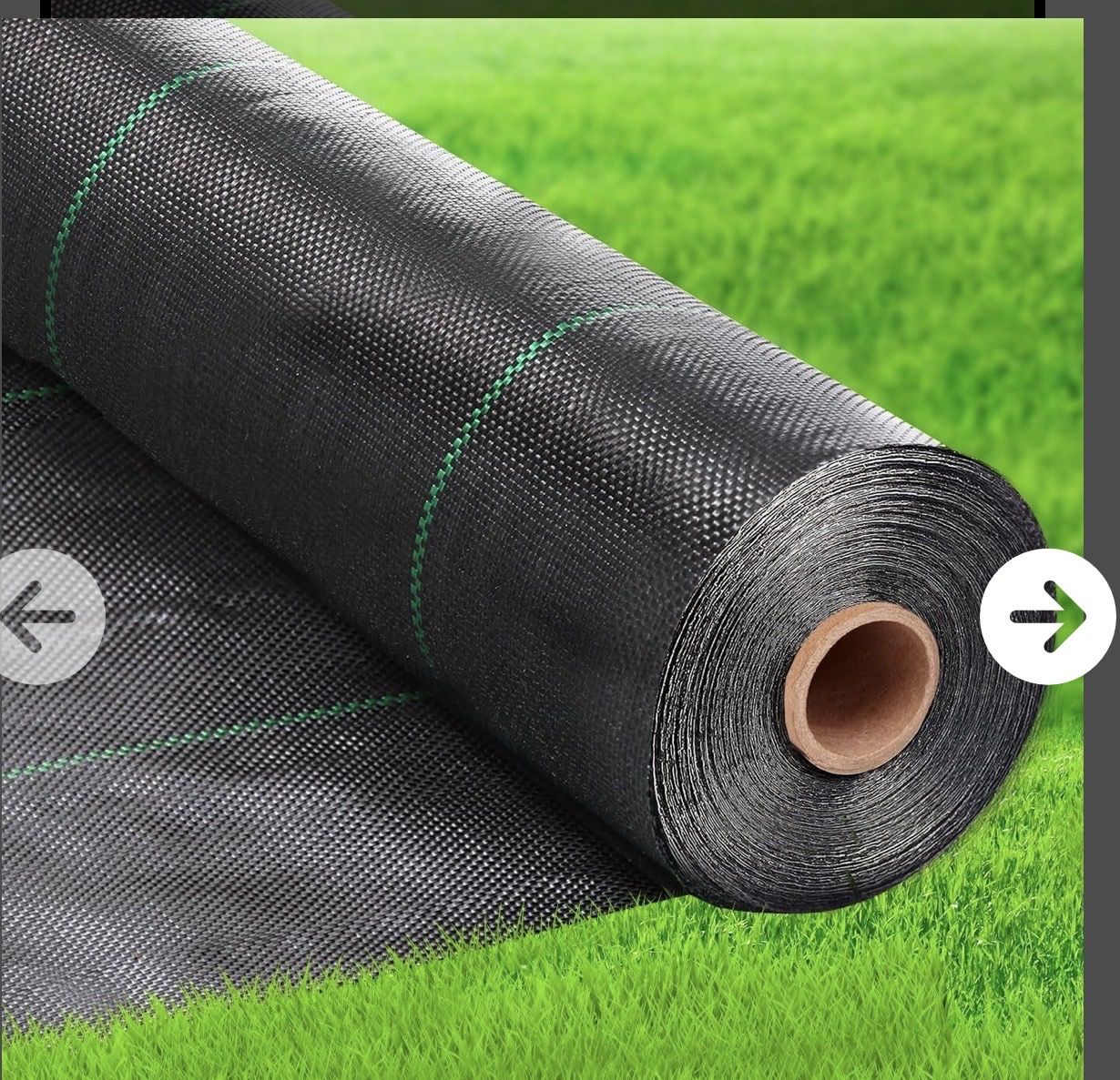 New. Premium Pro 60" Weed Barrier Fabric 5 OZ 250