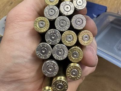 25-06 brass 18 pieces free
