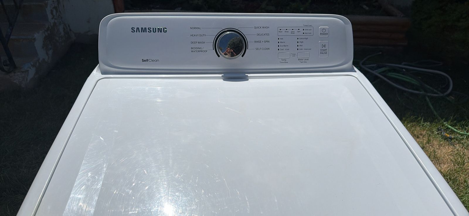 Samsung self clean top load washer