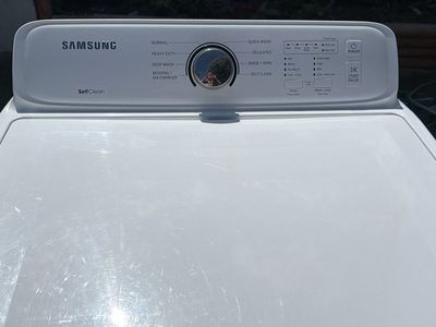 Samsung self clean top load washer