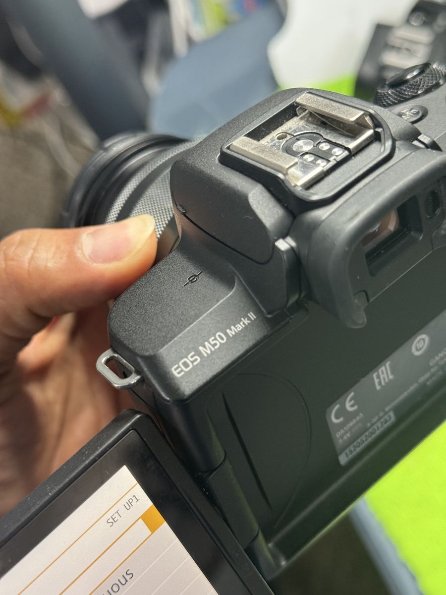 Canon M50 mark ii, with lens kit 15-45mm stm