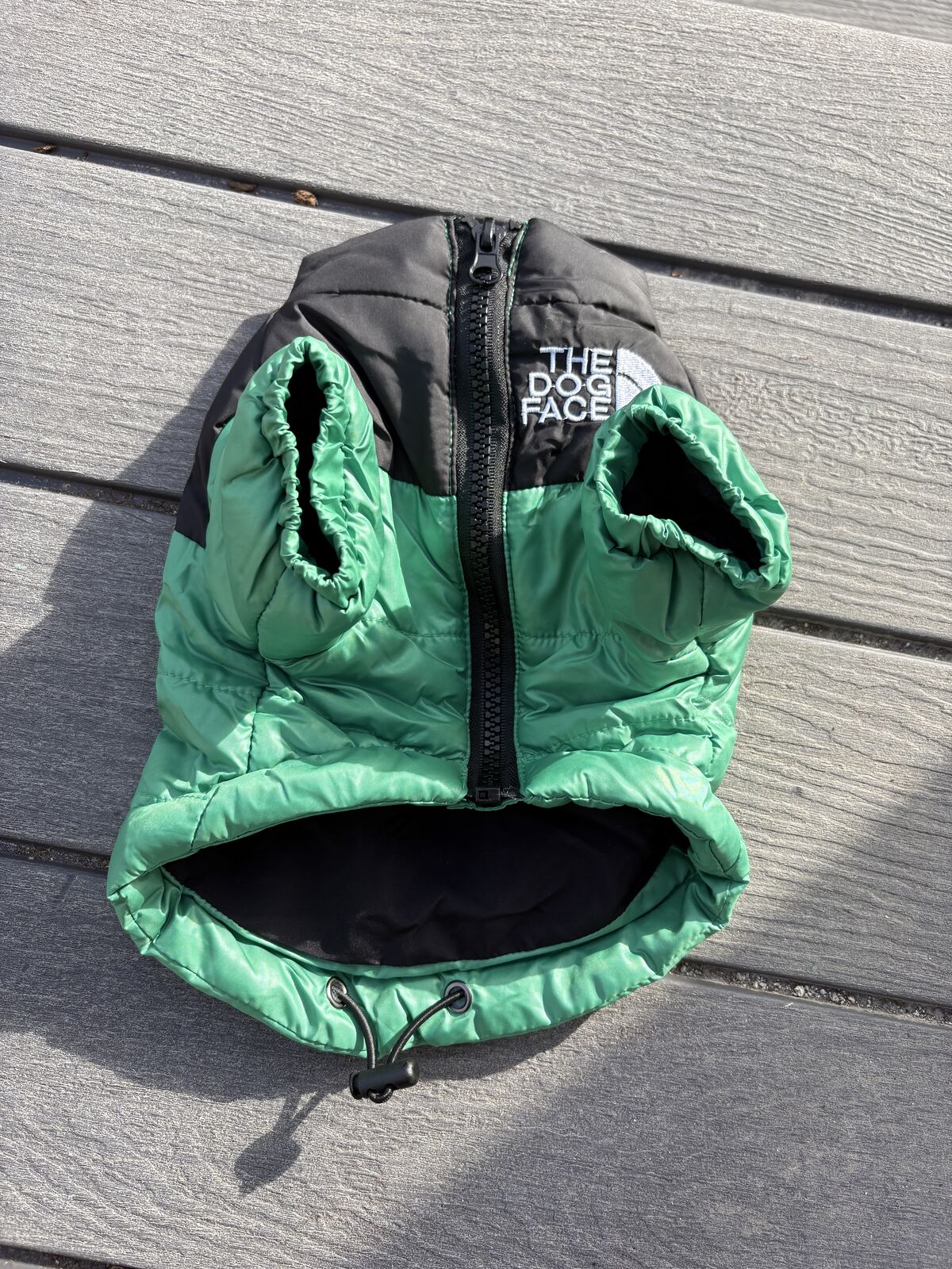 Brand new The Dog Face size XS (up to 7 lb dog) dog jacket coat for xsmall dogs $20 cash/ Venmo in Draper