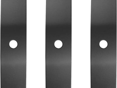 ACEBRI Mower Blades for John Deere 1023E, 1025R, 1026R, 1550 (3-Pack)