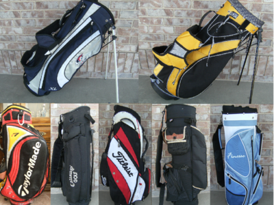 Gently Used Golf Bags, $39 & Up, Tour / Staff / Cart/ Stand, Sunday, Callaway Datrek, NIKE, OGIO, TaylorMade, JR