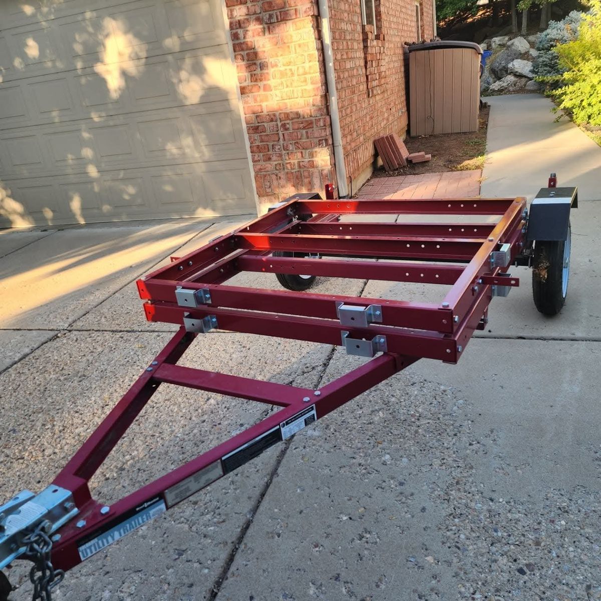 kayak with motor and trailer