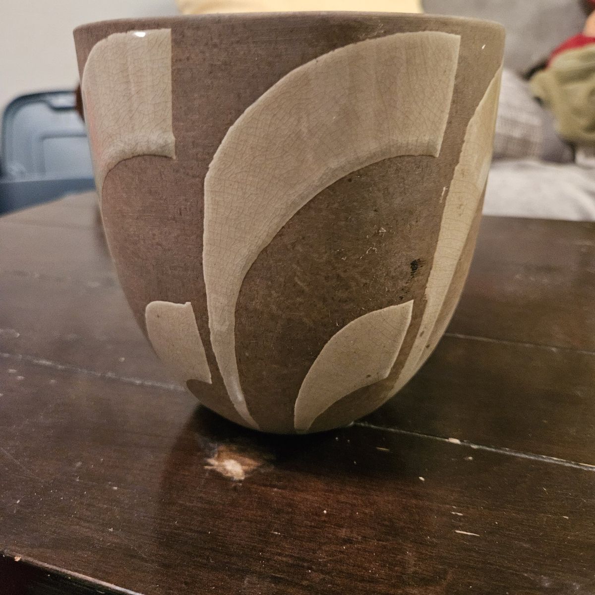 Hand painted vase/planter