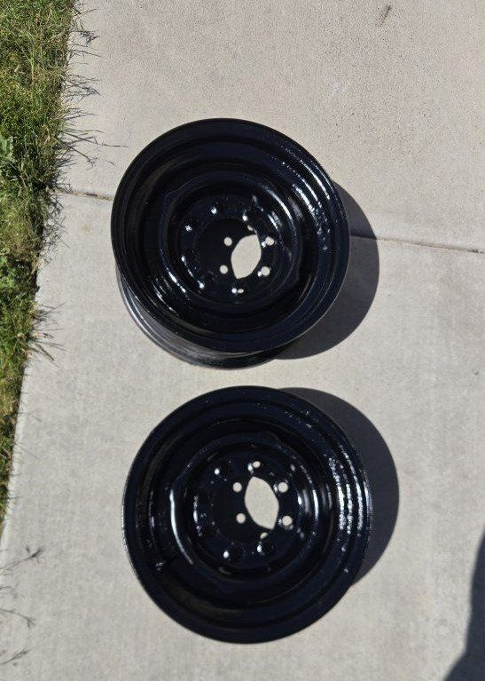Black 8 lug rims