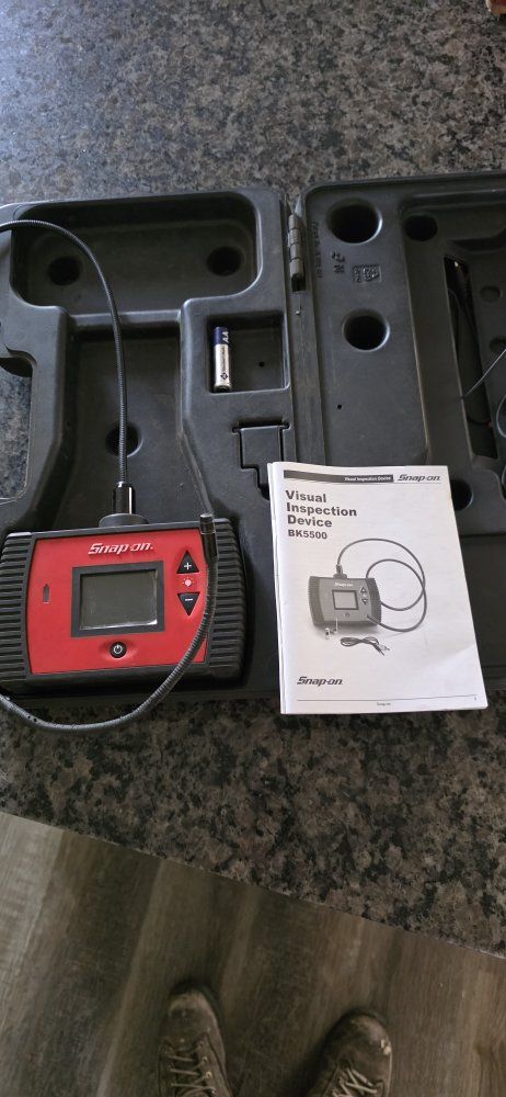 Snap-on BK5500 Visual Inspection Device Borescope/Videoscope Kit with Manual