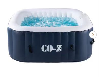 CO-Z 2-Person 120-Jet 110V Inflatable Hot Tub Spa with Pump