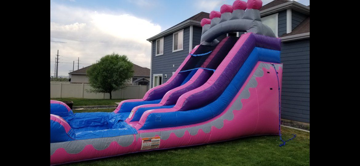 water slide bounce house