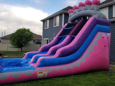 water slide bounce house