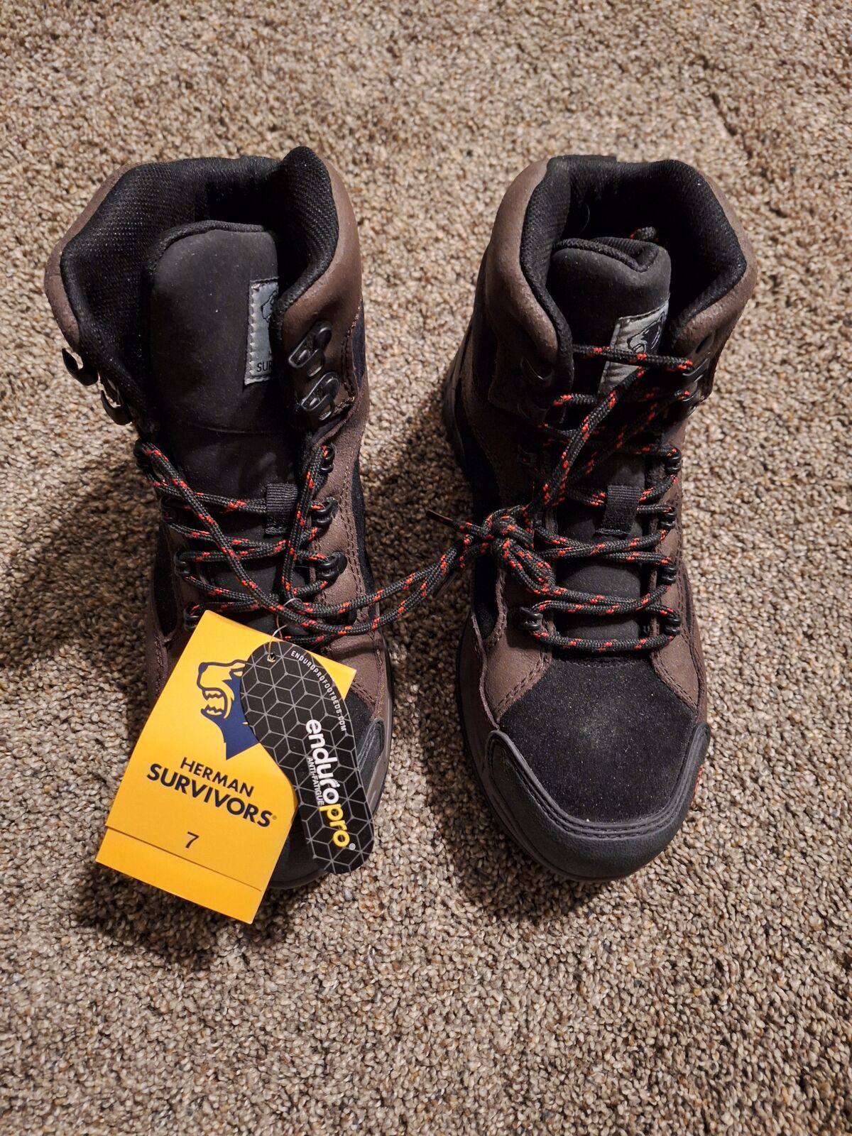 Herman survivors steel toe mens size 7 new