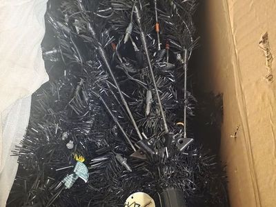 Brand New in Box - Black National Tree Company Christmas (or Halloween) Tree - 7.5ft