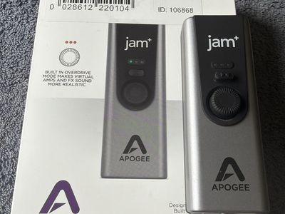 Apogee Jam+ USB / Lightning Instrument Interface – Excellent Condition in Original Box