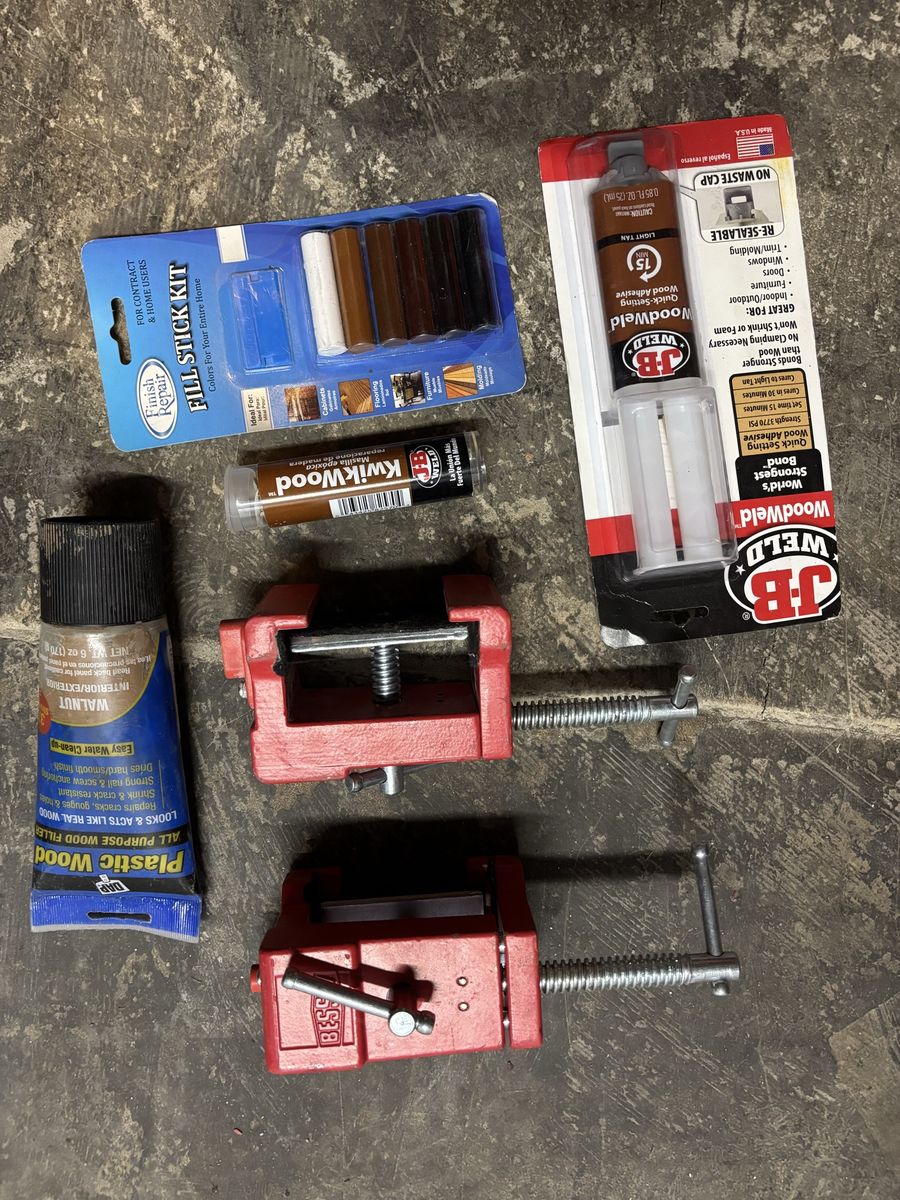 Cabinet clamp & cabinet care kit