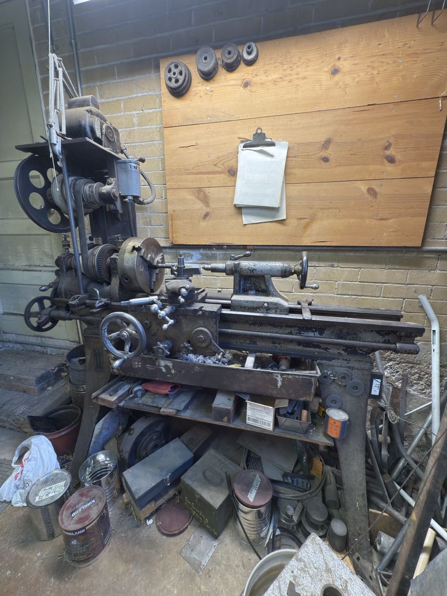 Vintage Metal Lathe