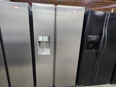 Hisense Side-by-Side Refrigerator in Stainless Steel - W-Warranty