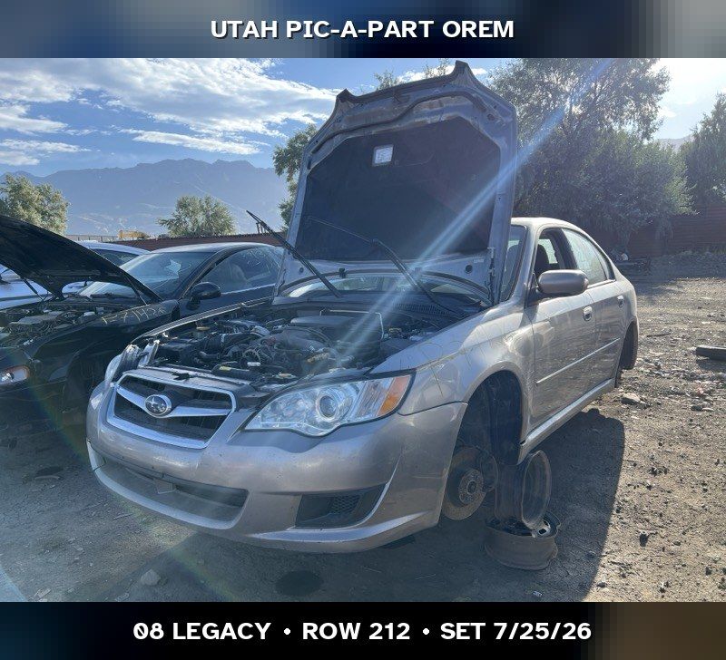 New Arrival - 2008 Subaru Legacy Parts - UTPAP Orem