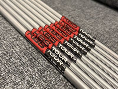 KBS C-Taper 130X Extra Stiff Iron Shaft Pulls 3-PW 0.355T Pulls ~34-37.5” Excellent + Extra 6 Iron Shaft