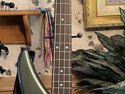 Yamaha RBX270 Electric Bass Guitar Pearl Jade Green Right Hand 4 String w/ soft case, strap and stand