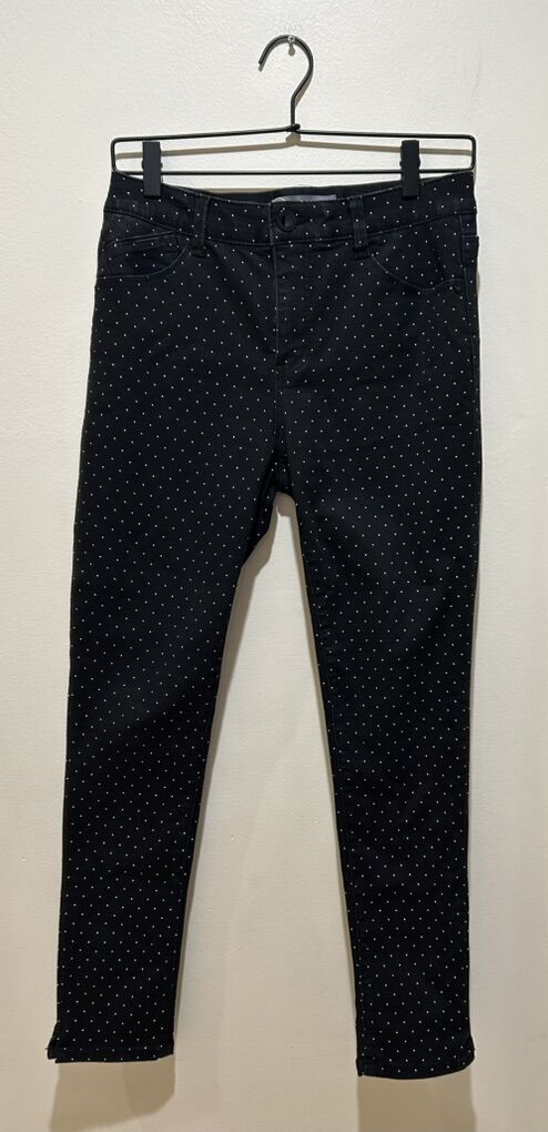 Wit & Wisdom Black with White Polka Dots Pants
