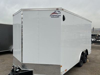 8.5x16 American Hauler Arrow Deluxe Enclosed Cargo Trailer - 7'0" Interior - 7K GVWR - Dovetail