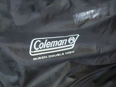 Coleman Queen Double High Inflatable Air Mattress with Storage Bag