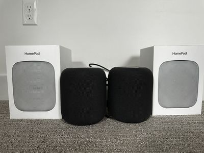 **FIRST GEN** pair of Apple Homepods