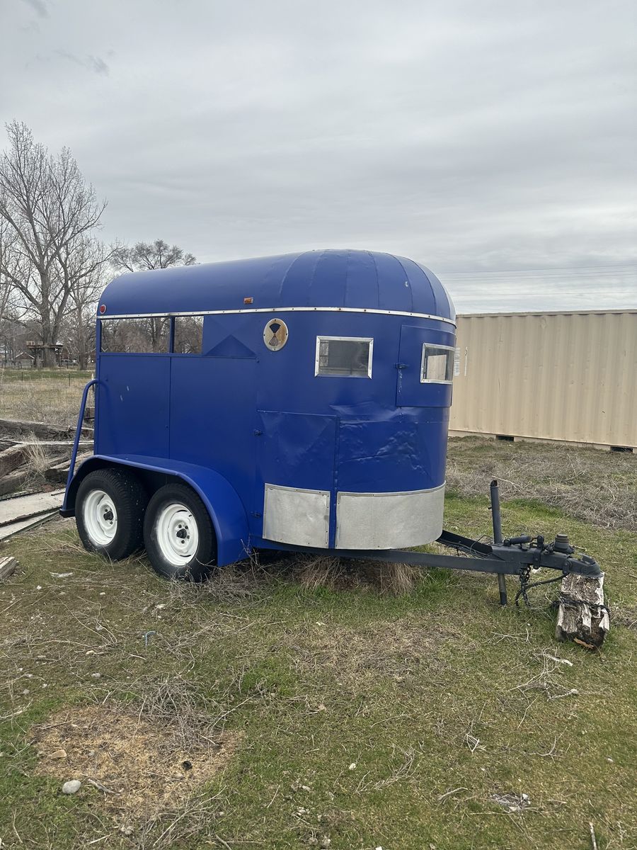 Two horse trailer.