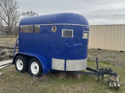 Two horse trailer.