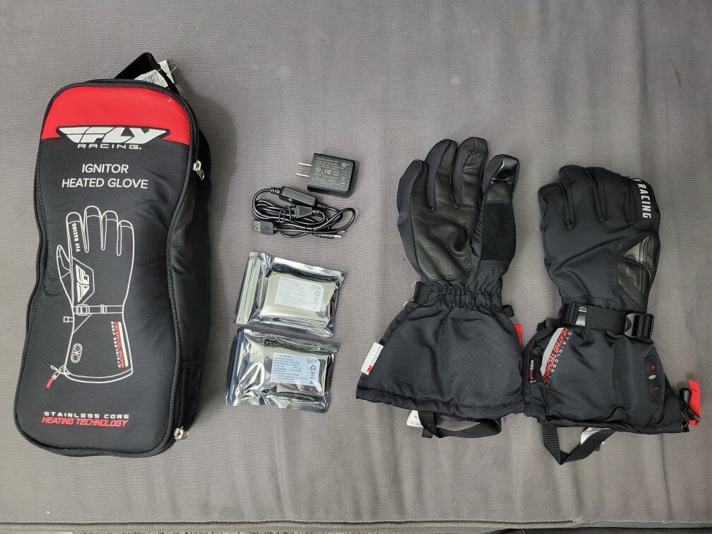 Small Fly Ignitor Heated Gauntlet Gloves