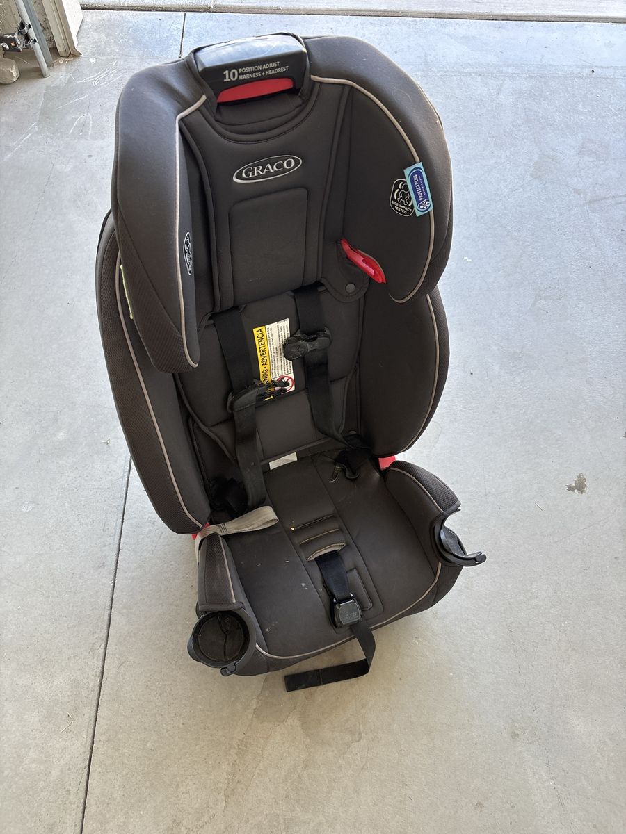 Graco Convertible Car Seat with 10-Position Adjust Harness and Headrest