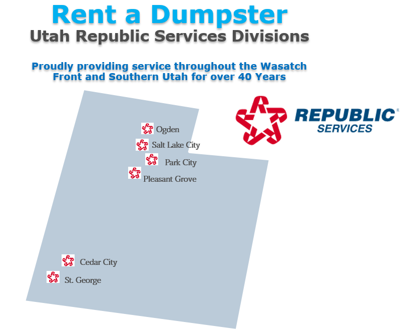Rent A Dumpster KSL SPECIAL $250 - Includes 2 tons - Dumpster Rental
