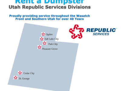 Rent A Dumpster KSL SPECIAL $250 - Includes 2 tons - Dumpster Rental