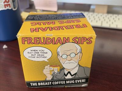 Limited edition Freudian Sips mug