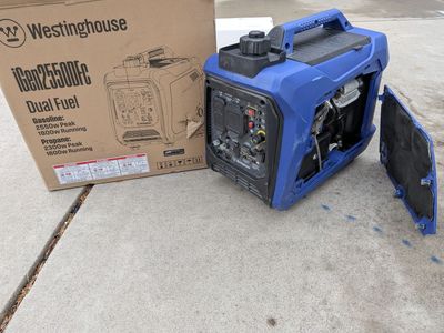 2550 Watt Dual Fuel Portable Inverter Generator Westinghouse Outdoor Power Equipment iGen2550DFc