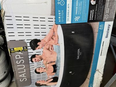 Bestway SaluSpa Miami Inflatable Hot Tub with AirJet System - Compact & Portable