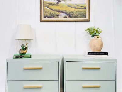 Modern Set of 2 Drawer Nightstands | Modern Nightstands | Nightstands Drawers