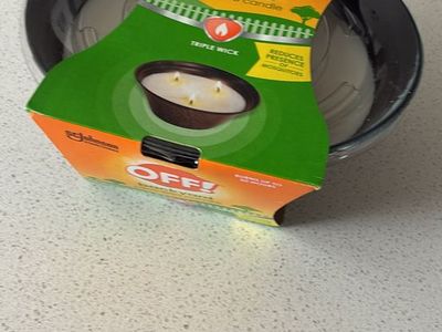 Brand new citronella candles new item off brand. Camping backyard etc. bug deterrent