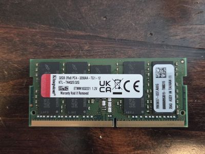 Laptop RAM 32GB PC4-25600 (DDR4-3200) SO-DIMM Memo