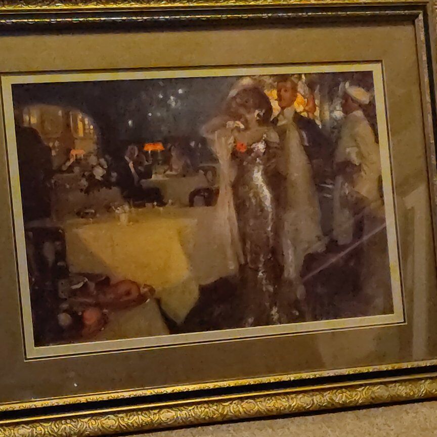 In The Restaurant By Charles Hoffbauer